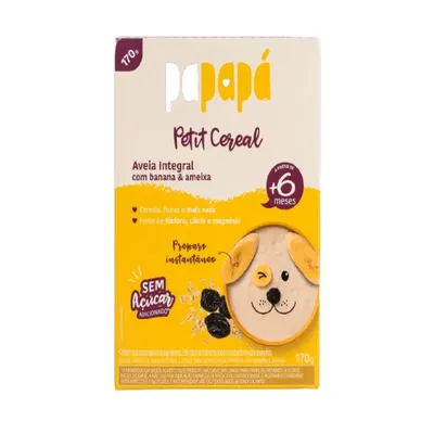 PETIT CEREAL PAPAPA BANANA E AMEIXA 170G